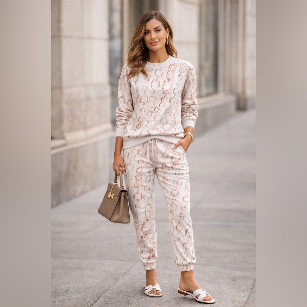 Hermes chain link sweat jogger set